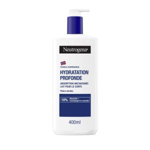 Neutrogena Hydratation Profonde Crème Lait Corps Peaux Sèches 400ml - Pharmacie Agnès Praden à Alès