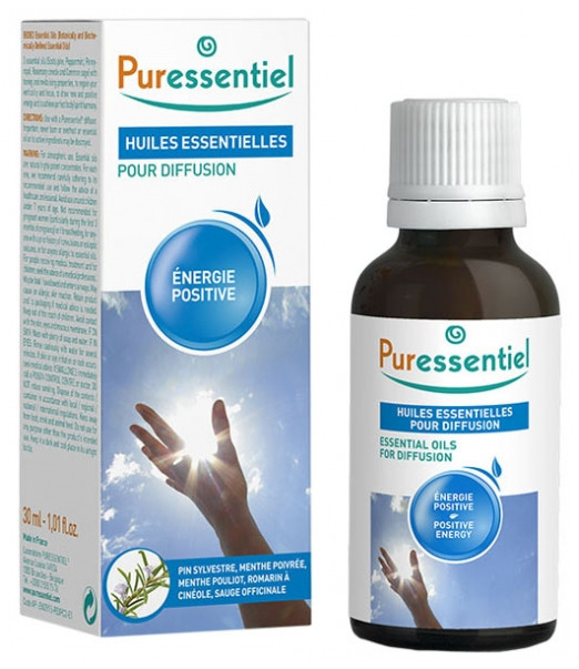 Puressentiel Huile Essentielle pour Diffusion Énergie Positive 30 ml - Pharmacie Agnès Praden à Alès
