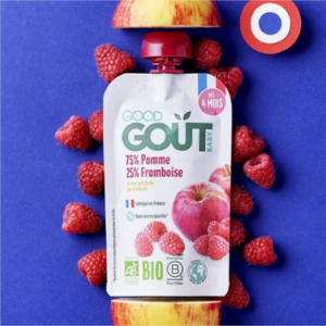 Good Gout Gourde Pomme Framboise 120 g  - Pharmacie Agnès Praden à Alès