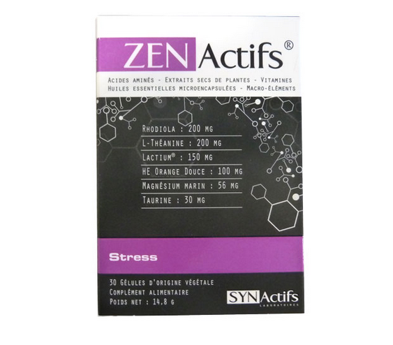 Synactifs Zenactifs Stress 30 gélules - Pharmacie Agnès Praden à Alès