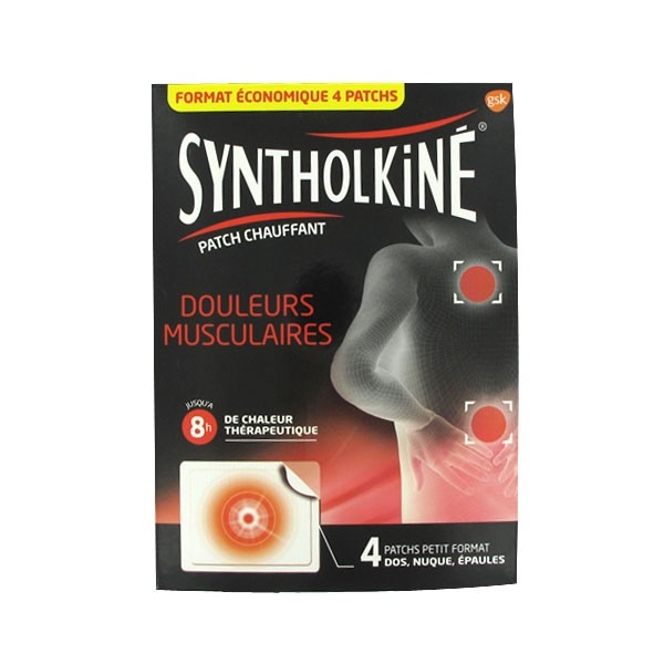 Syntholkiné patch chauffant petit format x 4 - Pharmacie Agnès Praden à Alès