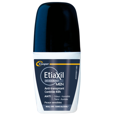 Etiaxil déodorant Men anti transpirant 48H roll-on 50 ml - Pharmacie Agnès Praden à Alès