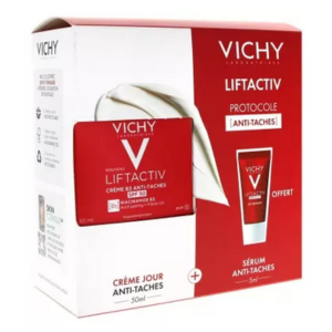 Vichy LiftActiv Crème B3 Anti-Taches SPF50 50 ml + Specialist B3 Sérum Anti-Taches 5 ml Offert - Pharmacie Agnès Praden à Alès