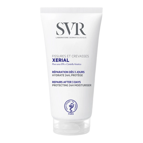 SVR Xerial Fissures et Crevasses Crème pieds 50ml - Pharmacie Agnès Praden à Alès