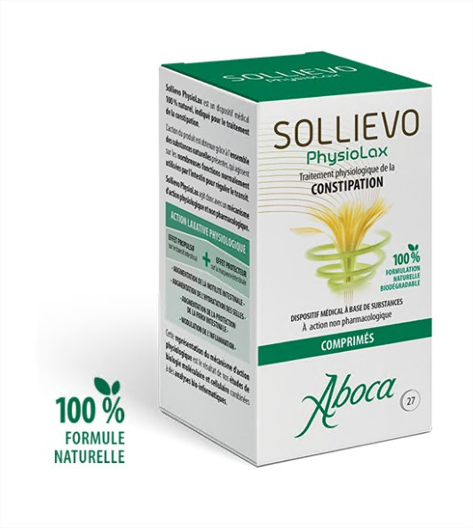 Aboca Sollievo Physiolax 27 comprimés - Pharmacie Agnès Praden à Alès