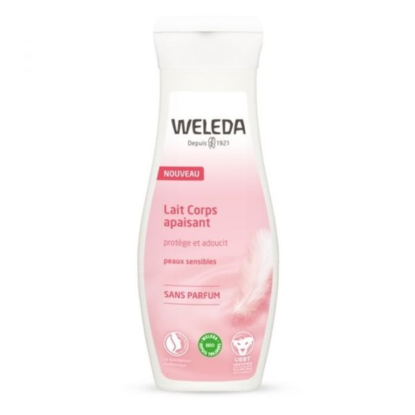 Weleda Amande Lait Corps Apaisant Bio 200ml - Pharmacie Agnès Praden à Alès