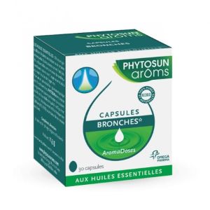 Phytosun Arôms Aromadoses Bronches 30 Capsules - Pharmacie Agnès Praden à Alès