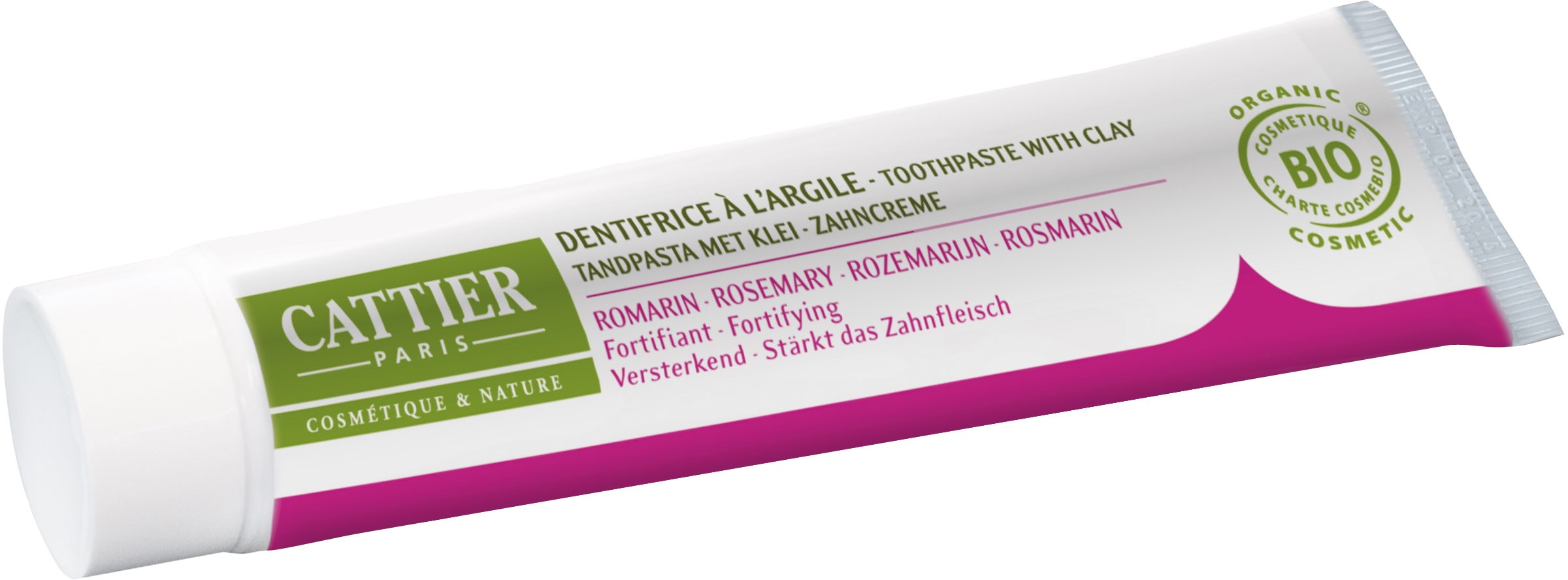Cattier Dentargile Dentifrice Romarin 75ml - Pharmacie Agnès Praden à Alès