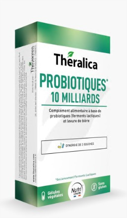 Theralica Probiotiques 10 Milliards 30 gélules - Pharmacie Agnès Praden à Alès
