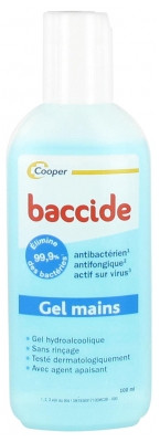 Cooper Baccide Gel hydroalcoolique 100 ml - Pharmacie Agnès Praden à Alès