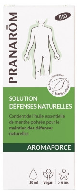 Pranarôm aromaforce solution défenses naturelles bio 30ml - Pharmacie Agnès Praden à Alès