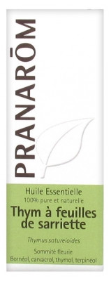 Pranarôm Huile Essentielle Thym à Feuilles de Sarriette 10 ml - Pharmacie Agnès Praden à Alès