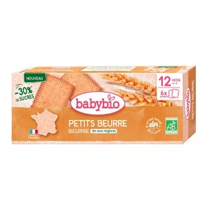 Babybio Petits Beurre Bio 12 Mois et Plus 6 Sachets de 2 - Pharmacie Agnès Praden à Alès