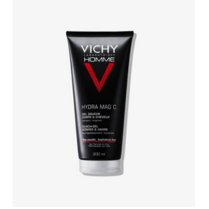Vichy Homme Hydra Mag C Gel Douche 200ml - Pharmacie Agnès Praden à Alès
