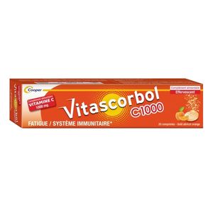 Cooper Vitascorbol Vitamine C 1 000 mg - Pharmacie Agnès Praden à Alès