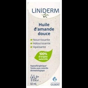 Liniderm Huile d'Amande Douce 60 ml - Pharmacie Agnès Praden à Alès