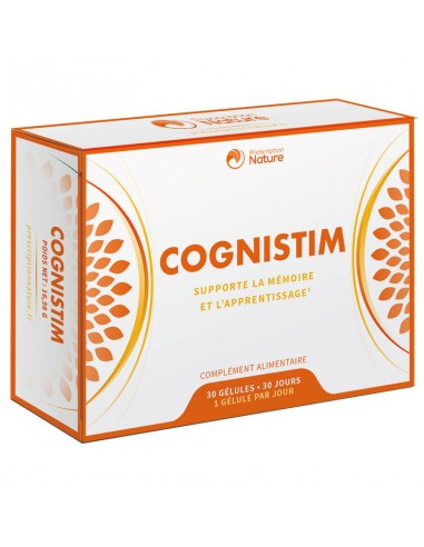 Presciption Nature Cognistim 30 gélules - Pharmacie Agnès Praden à Alès