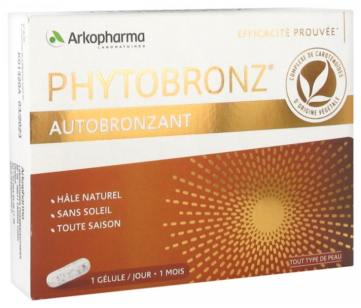 Phytobronz Autobronzant 30 gélules - Pharmacie Agnès Praden à Alès