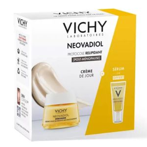 Vichy Neovadiol Coffret Post-Ménopause Protocole Relipidant Crème 50ml + Mini Sérum 15ml Offert - Pharmacie Agnès Praden à Alès