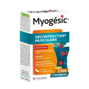 Nutreov Phytea Myogesic Décontractant Musculaire 30 Comprimés - Pharmacie Agnès Praden à Alès