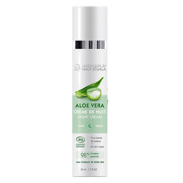 Haut-Ségala Aloe Vera Crème de Nuit Bio 50 ml - Pharmacie Agnès Praden à Alès