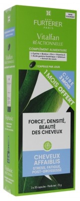 René Furterer Vitalfan Antichute Réactionnelle Lot de 3 x 30 Capsules - Pharmacie Agnès Praden à Alès