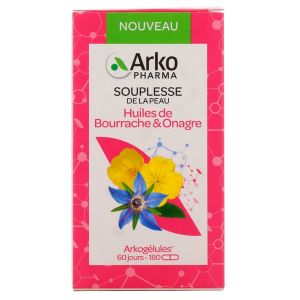 Arkopharma Arkogélules Huile De Bourrache & Onagre 180 Gélules - Pharmacie Agnès Praden à Alès