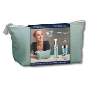 Roc Trousse Edition Limitée Hydrater 50 ml + Repulper 30 Capsules Sarah Jessica Parker  - Pharmacie Agnès Praden à Alès