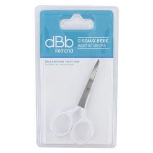 Remon Ciseaux Bébé Bouts Arrondis Blanc  - Pharmacie Agnès Praden à Alès