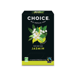 Choice Thé Vert Bio Jasmin 17 sachets - Pharmacie Agnès Praden à Alès