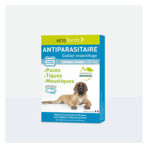 Vetoform Collier Grand Chien +25kg - Pharmacie Agnès Praden à Alès