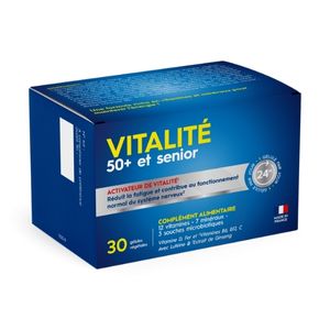 Pharmascience Vitalité 50+ Et  Senior 30 Comprimés - Pharmacie Agnès Praden à Alès