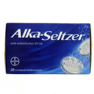 Bayer Alka Seltzer x20 Comprimés Effervescents  - Pharmacie Agnès Praden à Alès