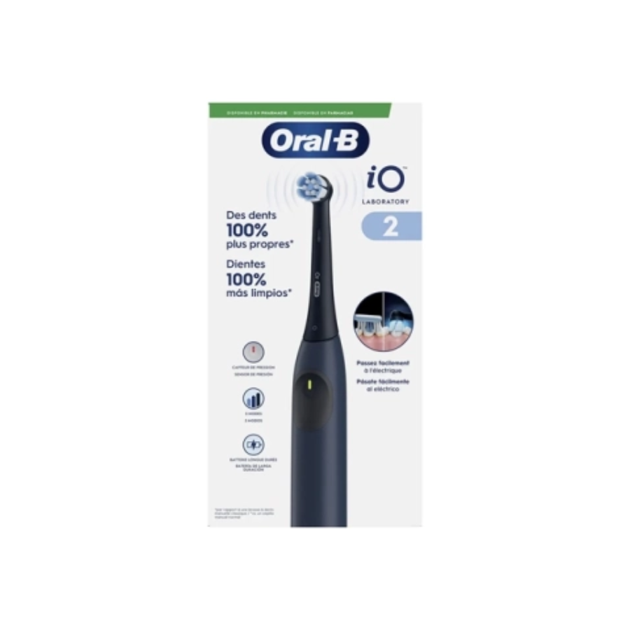 ORAL B Brosse à Dents Electrique IO2 Noire  - Pharmacie Agnès Praden à Alès