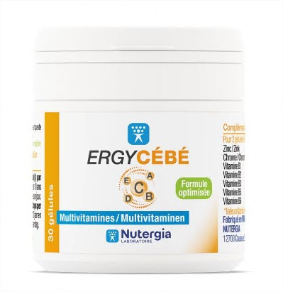 Nutergia Ergycébé 30 gélules - Pharmacie Agnès Praden à Alès
