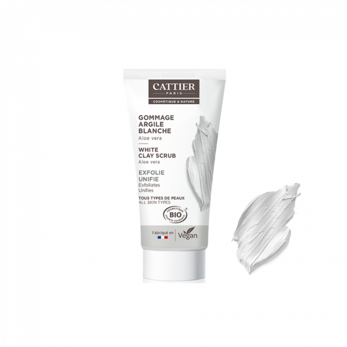 Cattier Mini gommage argile blanche 30ml - Pharmacie Agnès Praden à Alès