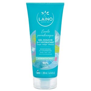 Laino Escale Paradisiaque Gel Douche 3 En 1 Hydratant Corps Visage Cheveux Au MonoÏ De Tahiti 200ml - Pharmacie Agnès Praden à Alès