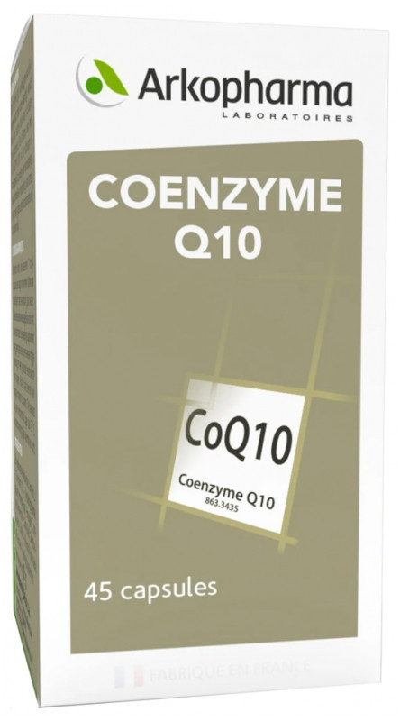 Arkopharma Coenzyme Q10 45 Capsules - Pharmacie Agnès Praden à Alès