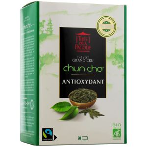 Thés de la Pagode Thé Vert Grand Cru Chun Cha Boite de 90 Sachets - Pharmacie Agnès Praden à Alès