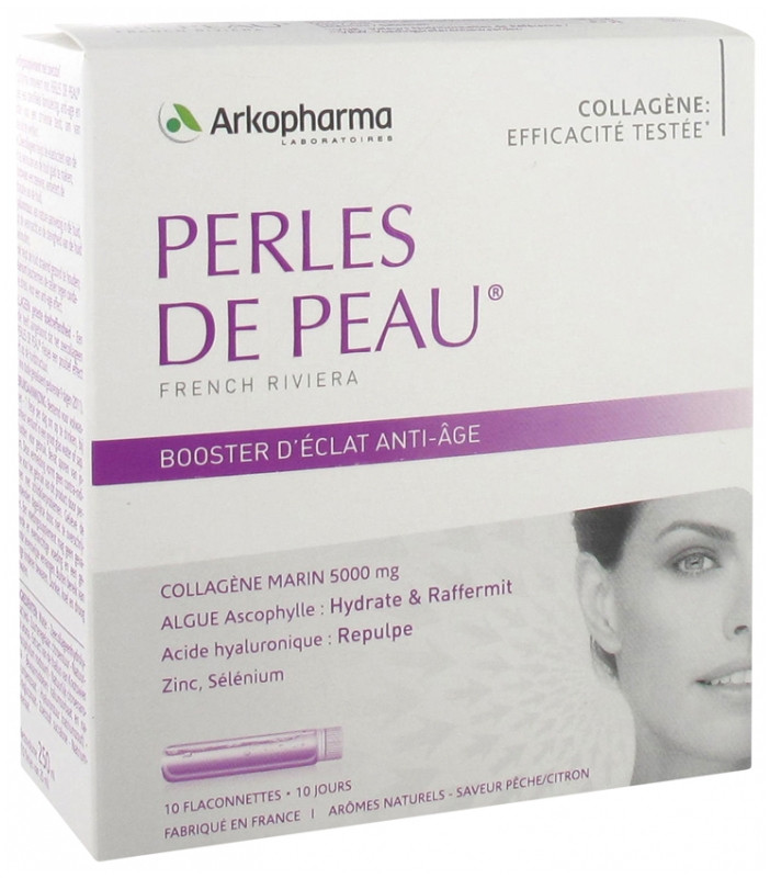 Perles de Peau Booster d'Éclat Anti-Âge 10 Flaconnettes - Pharmacie Agnès Praden à Alès