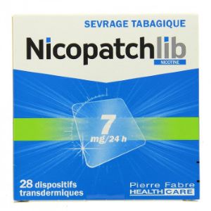 Pierre Fabre NicopatchLib 7mg Boîte de 28 Patchs - Pharmacie Agnès Praden à Alès