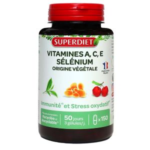 Super Diet Vitamine A, C, E Sélénium 150 Comprimés - Pharmacie Agnès Praden à Alès