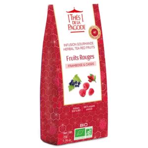 Thés de la Pagode Infusion Fruits Rouges Bio 70g - Pharmacie Agnès Praden à Alès