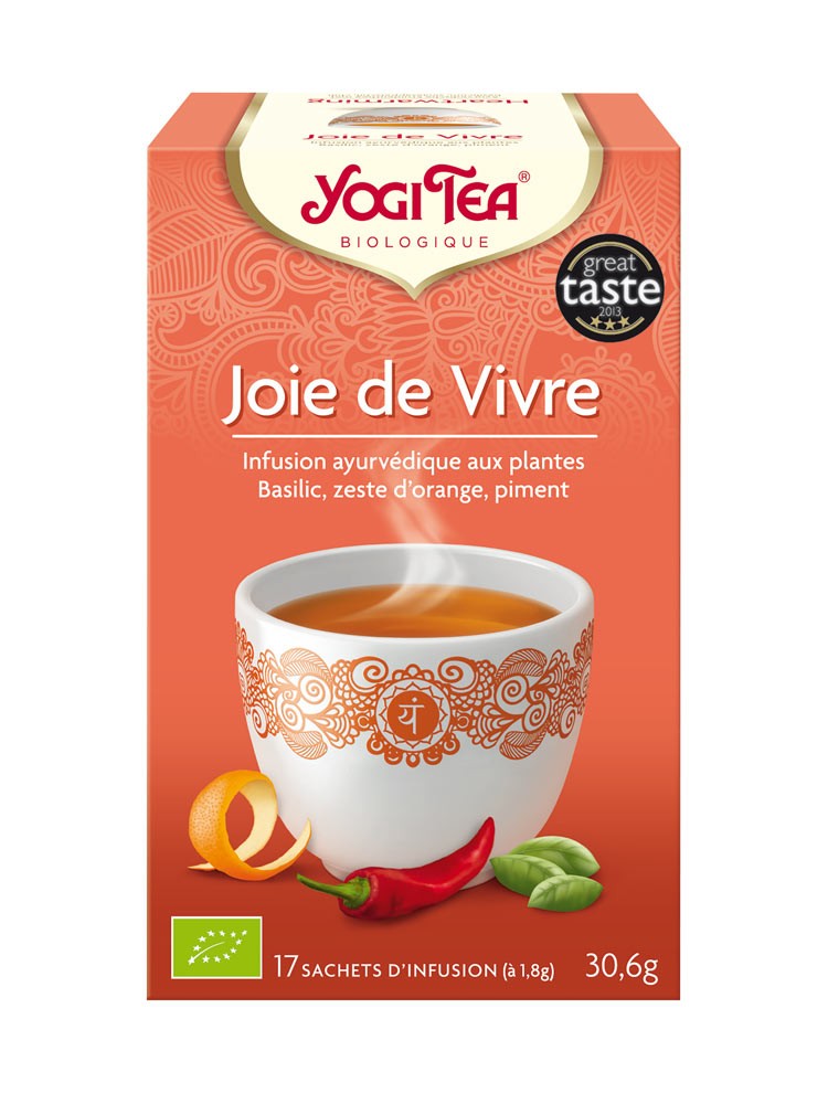 Yogi Tea Infusion Joie de Vivre 17 Sachets - Pharmacie Agnès Praden à Alès