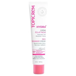 Topicrem Hydra+ Crème Ultra Hydratante Visage Riche 40ml - Pharmacie Agnès Praden à Alès