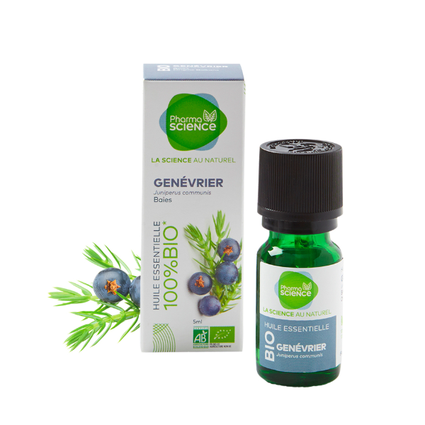 Pharmascience genevrier bio huile essentielle 10ml - Pharmacie Agnès Praden à Alès