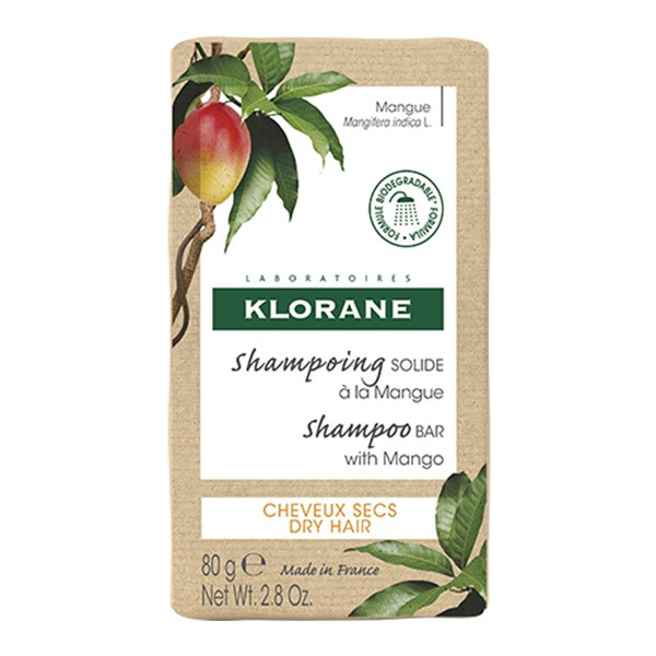 Klorane shampoing solide à la mangue 80g - Pharmacie Agnès Praden à Alès