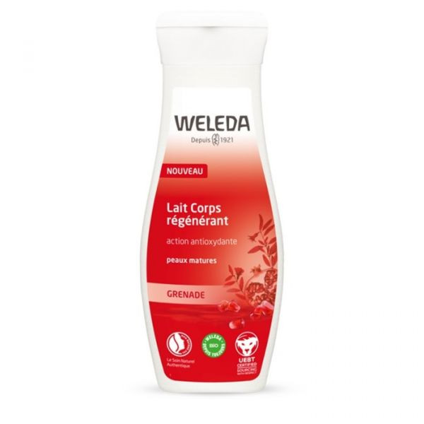 Weleda Grenade Lait Corps Régénérant Bio 200ml - Pharmacie Agnès Praden à Alès