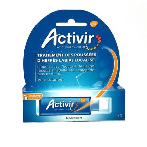 Activir 5% Crème Pompe Doseuse 2g - Pharmacie Agnès Praden à Alès