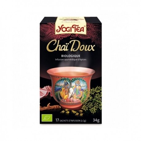 Yogi Tea Infusion Chaï Doux 17 Sachets - Pharmacie Agnès Praden à Alès